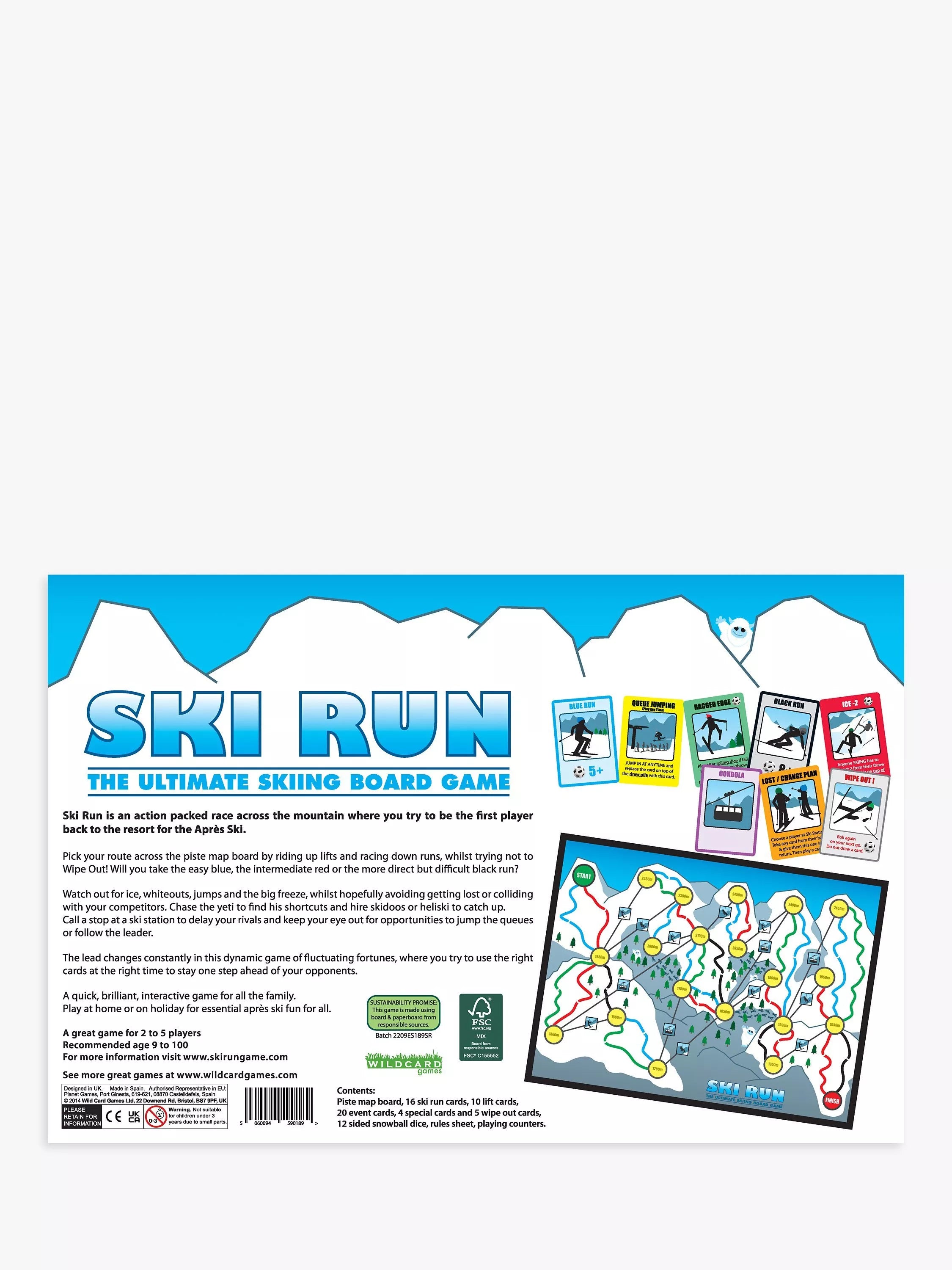 Wildcard Games Ski Run board game (British brand)