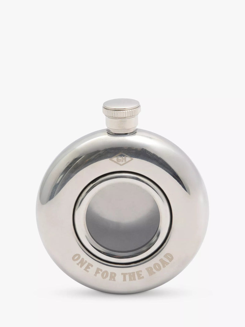Gentlemen's Hardware One For The Road hip flask 5 oz, UK version