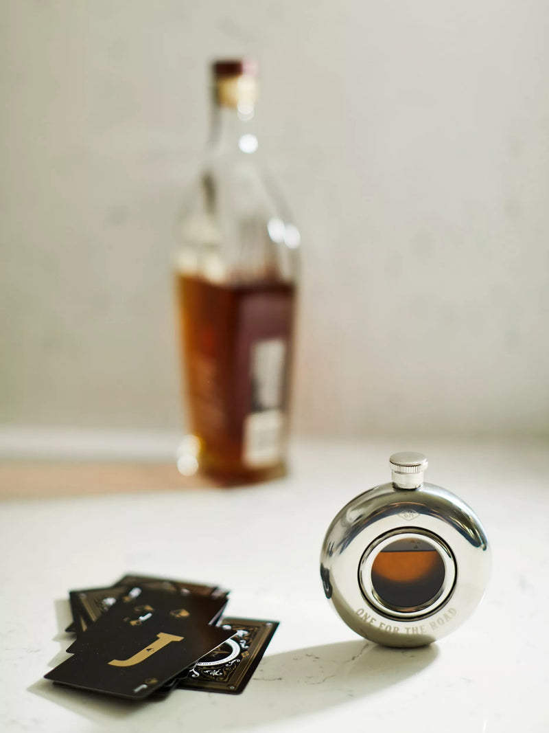 Gentlemen's Hardware One For The Road hip flask 5 oz, UK version