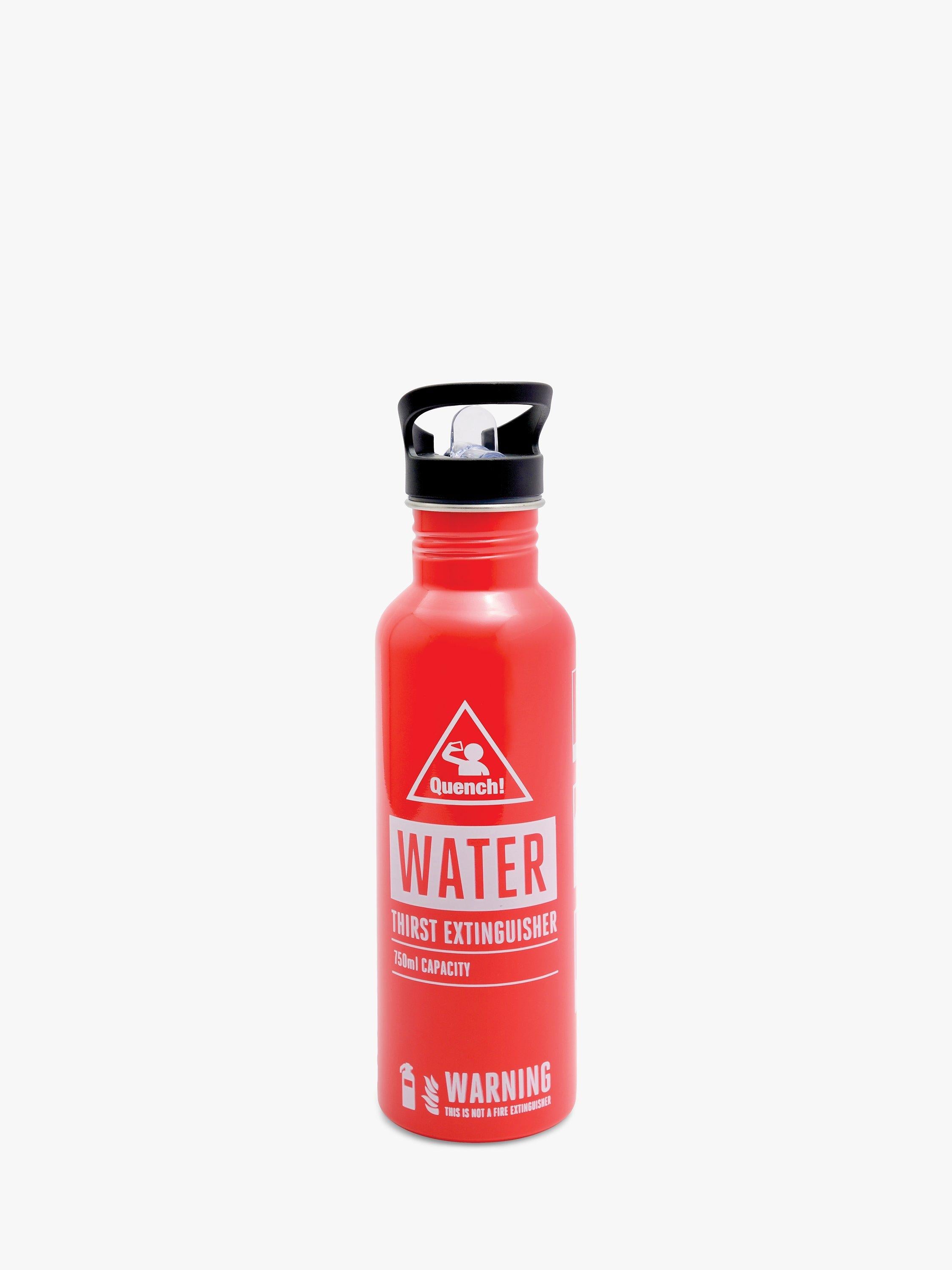 Gentlemen's Hardware fire extinguisher style water bottle 750ml, UK version