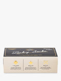 Gentlemen's Hardware lucky socks gift set with three pairs and international icons, UK version