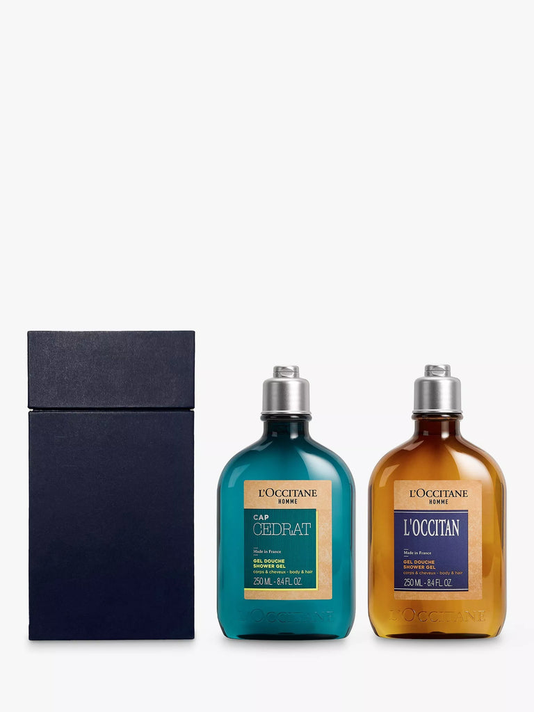 L'OCCITANE Men's Shower Gel Collection Bodycare Gift Set