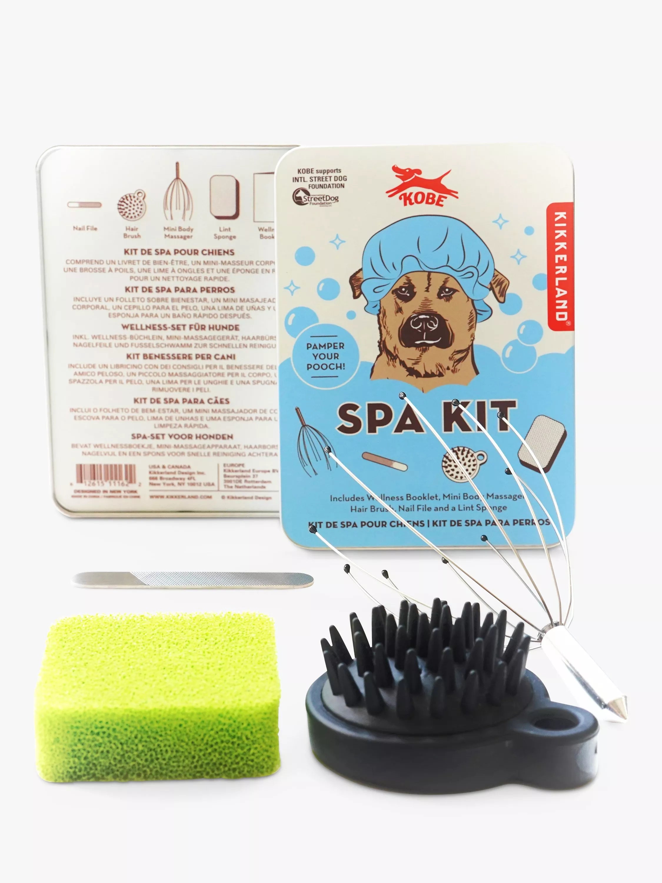 Kikkerland Kobe dog spa kit, UK version