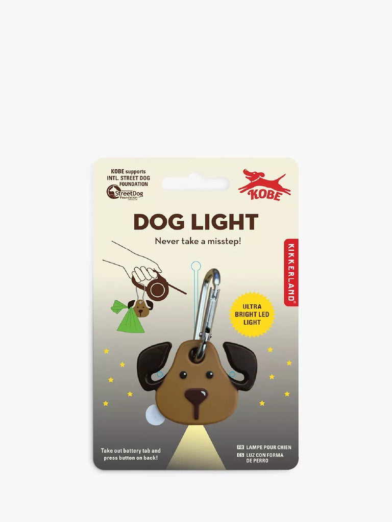 Kikkerland Kobe Dog Keyring Light