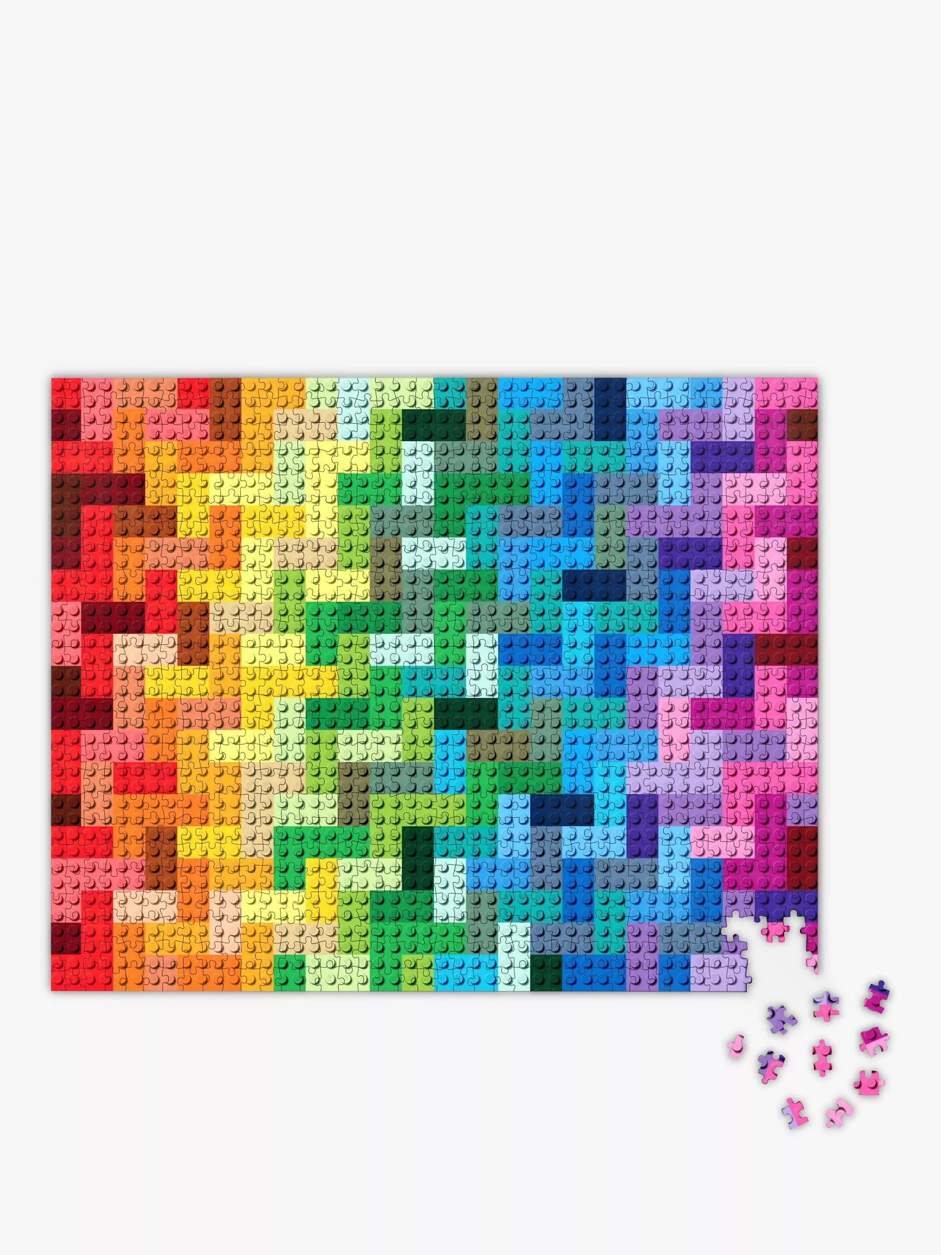 Chronicle Books LEGO Rainbow Bricks jigsaw puzzle 1000 pieces - British product