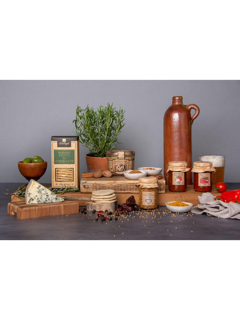 Edinburgh Preserves Ploughman's Box gift set 610g - British product