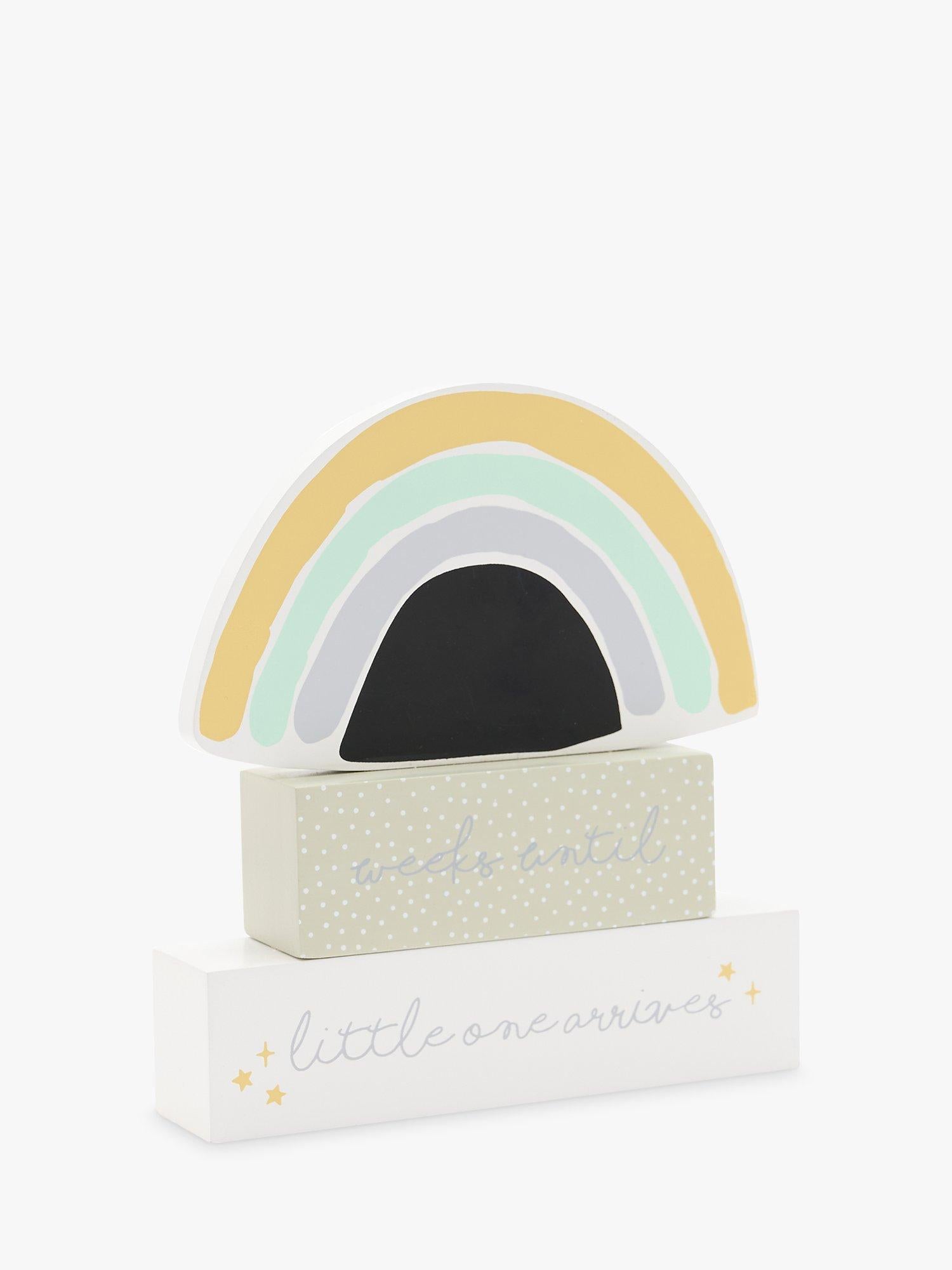 John Lewis Baby Regenbogen Countdown Block (britische Marke)
