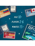 Gamely Top of the World trivia card game, UK version