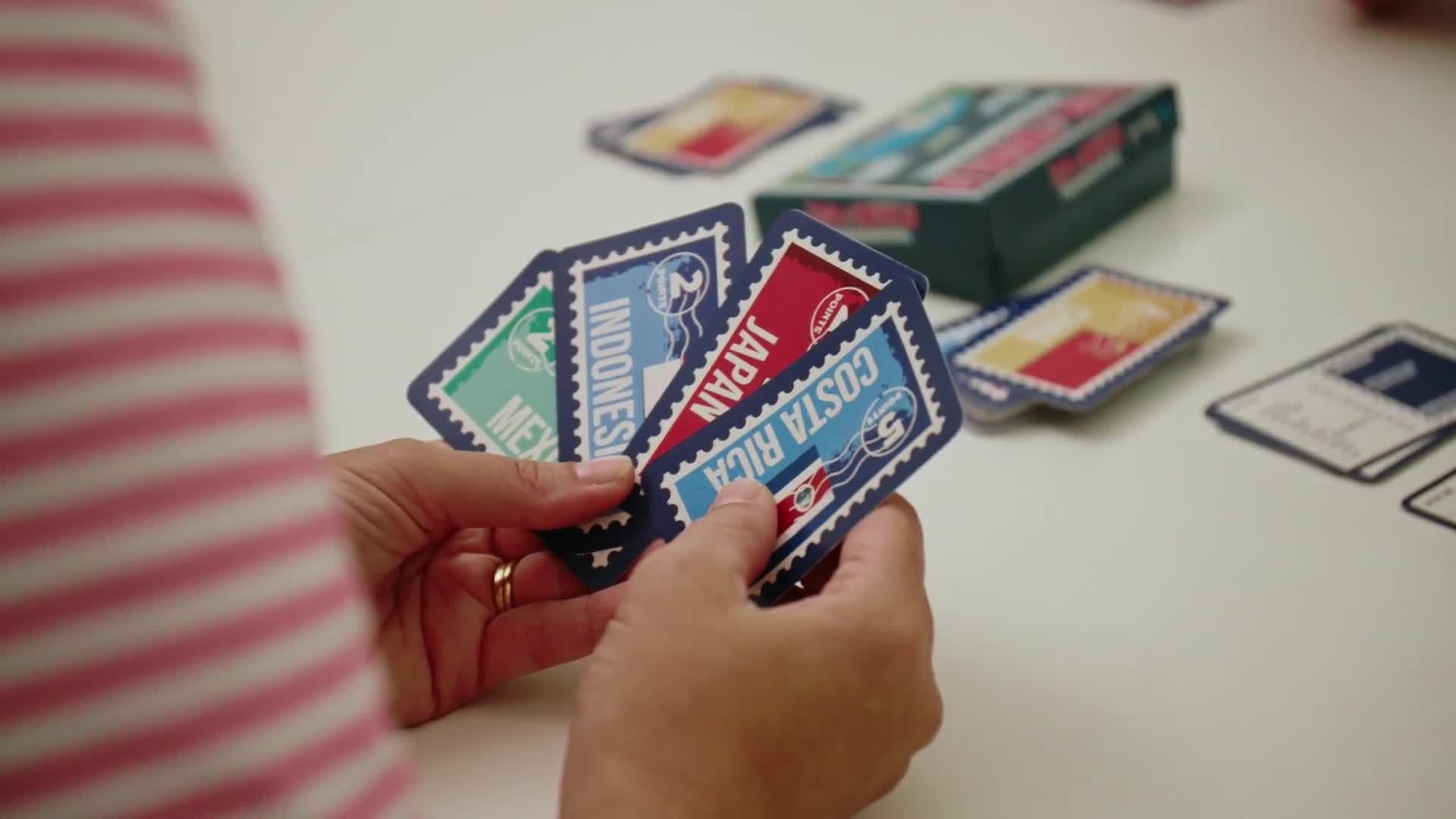 Gamely Top of the World trivia card game, UK version