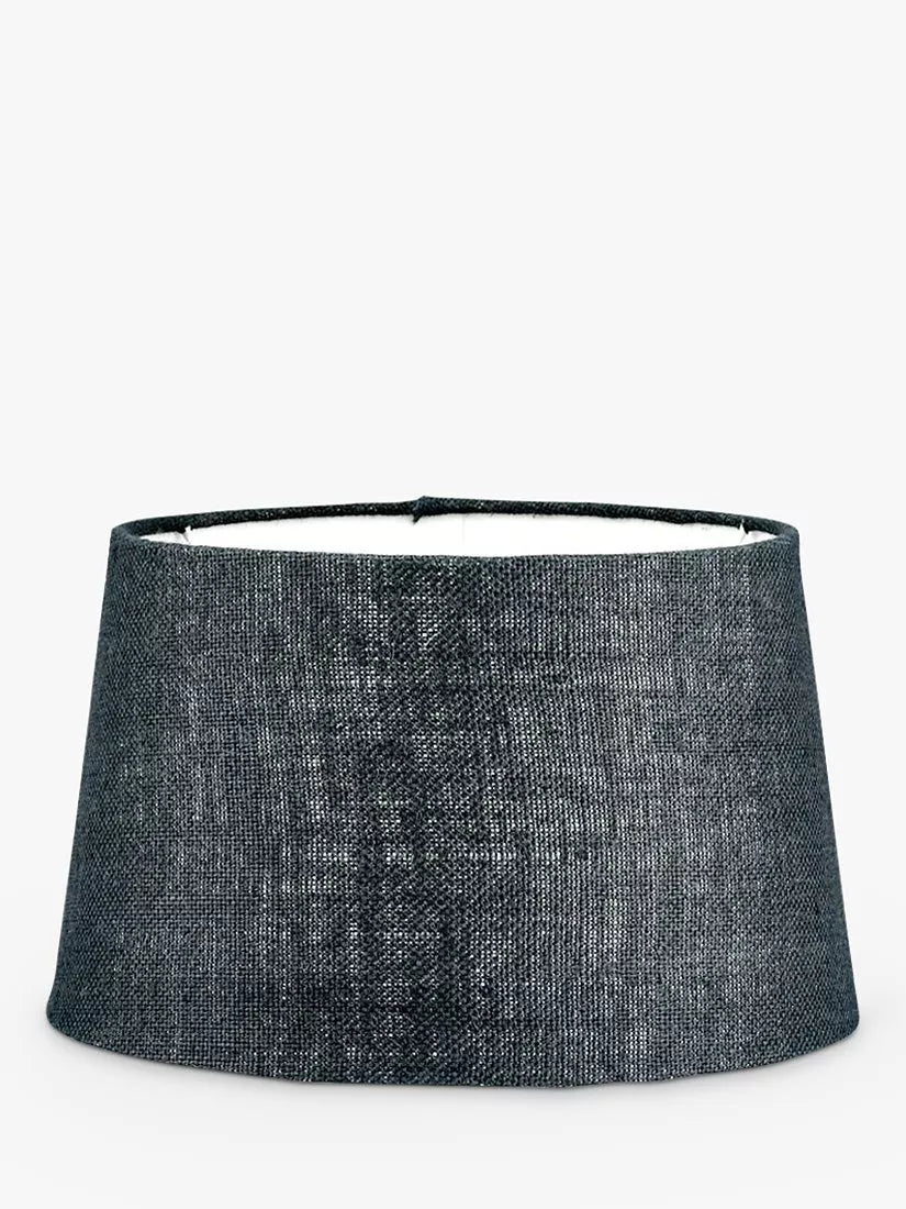 Nkuku Dia jute lampshade with drum shape, 30.5cm (British brand)