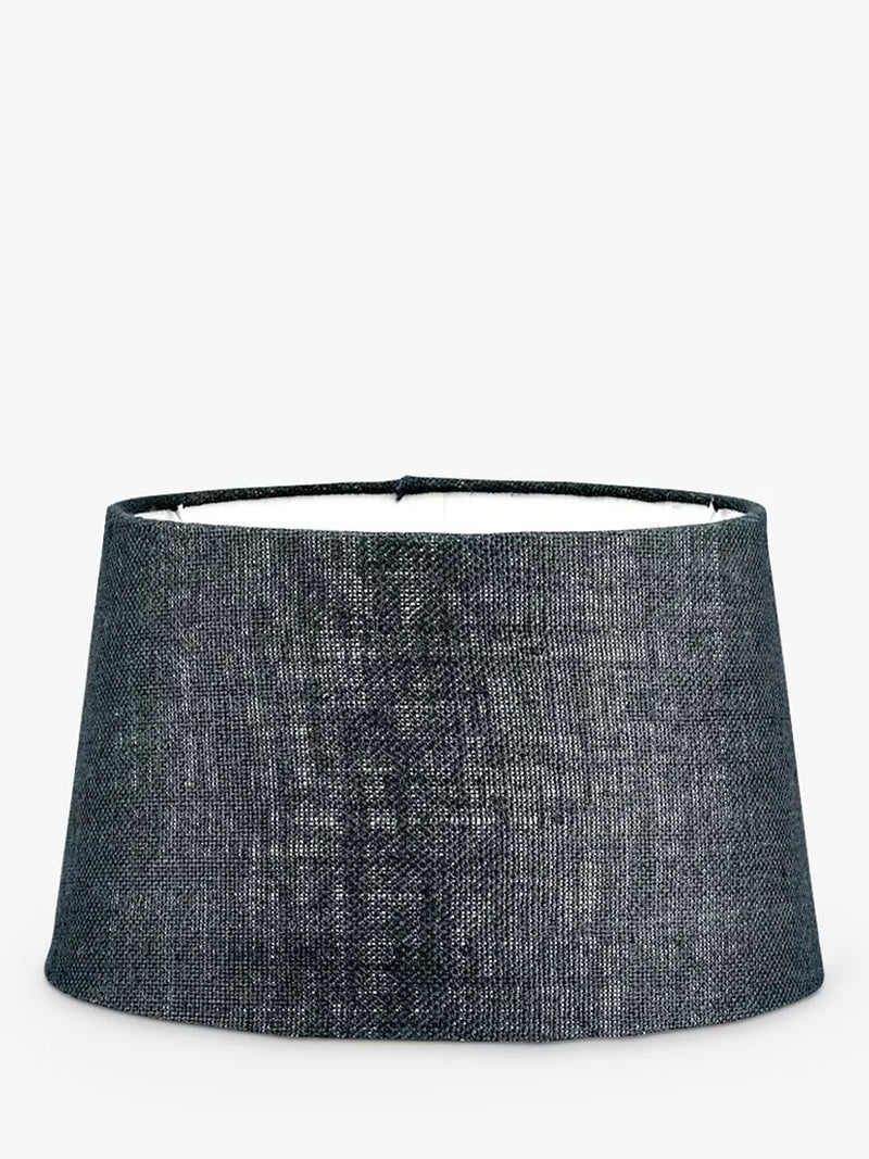 Nkuku Dia jute lampshade with drum shape, 30.5cm (British brand)
