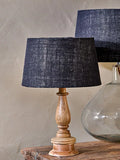 Nkuku Dia jute lampshade with drum shape, 30.5cm (British brand)