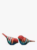 Poole Pottery Horizon earthenware birds ornament set of 2, UK version
