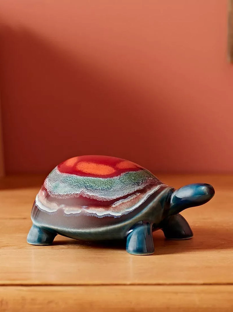 Poole Pottery Horizon tortoise ornament earthenware, imported from the UK