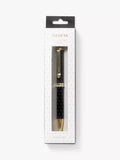 Filofax Moonlight black ballpoint pen, 1mm nib (British brand)