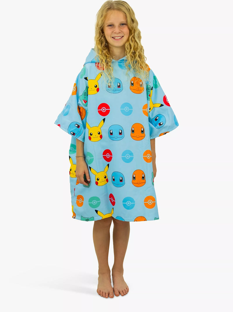 Pokémon hooded towel poncho 80x70cm - British product