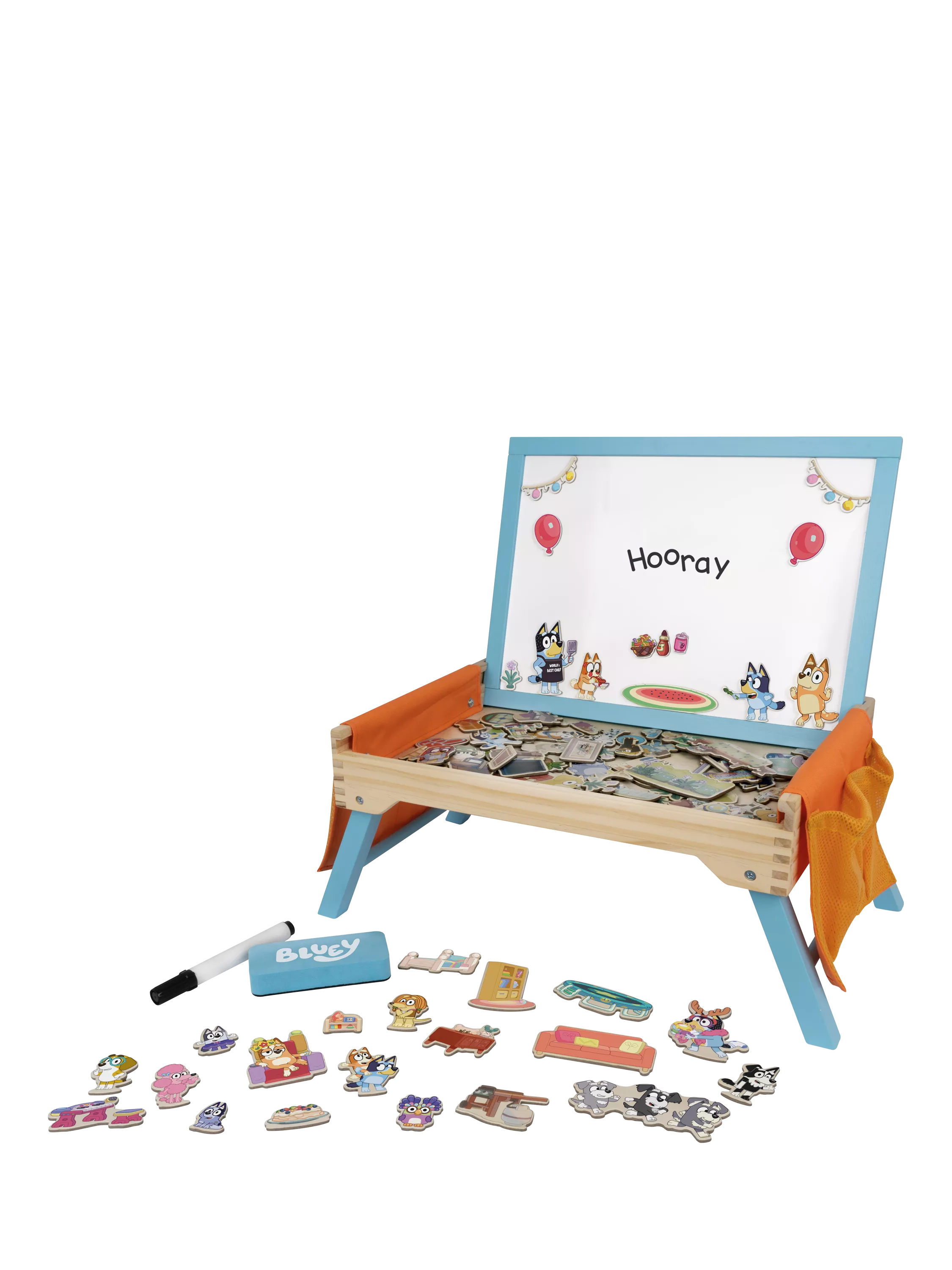 Bluey activity creation station with 100 magnets, imported from the UK