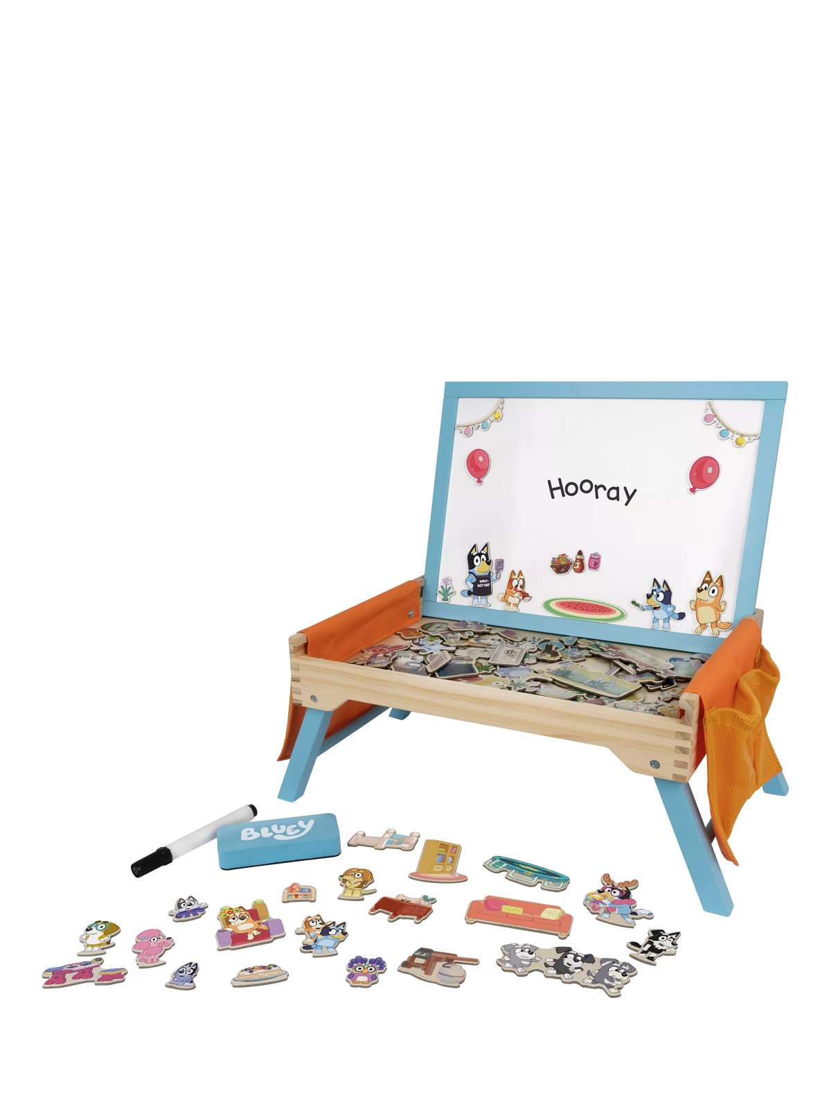Bluey activity creation station with 100 magnets, imported from the UK