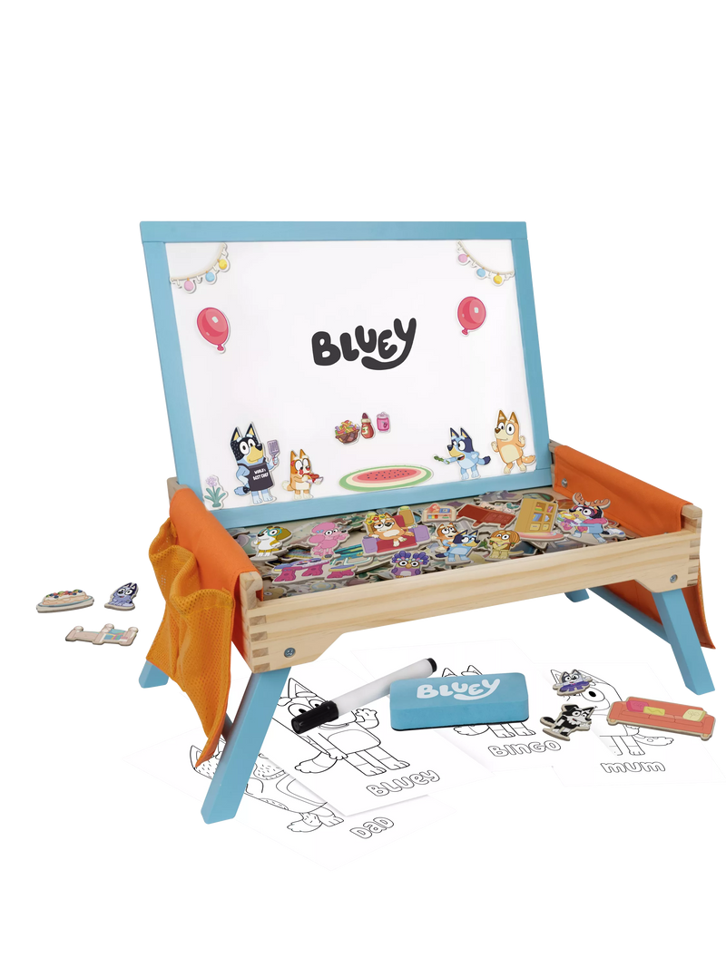 Bluey activity creation station with 100 magnets, imported from the UK