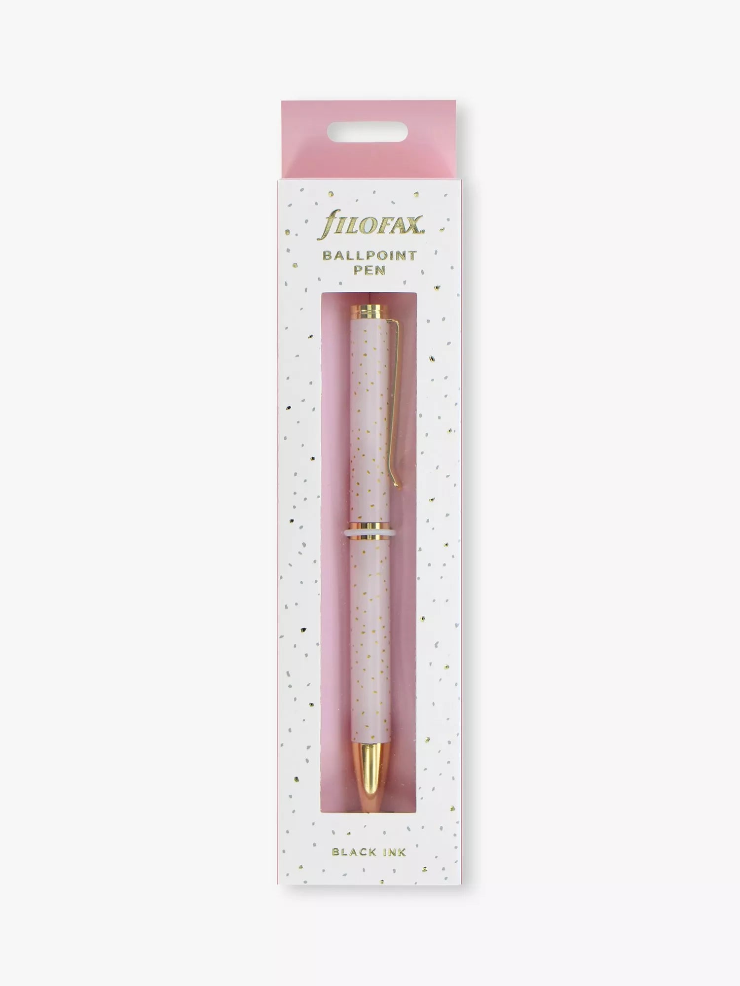 Filofax Confetti ballpoint pen pink - British product
