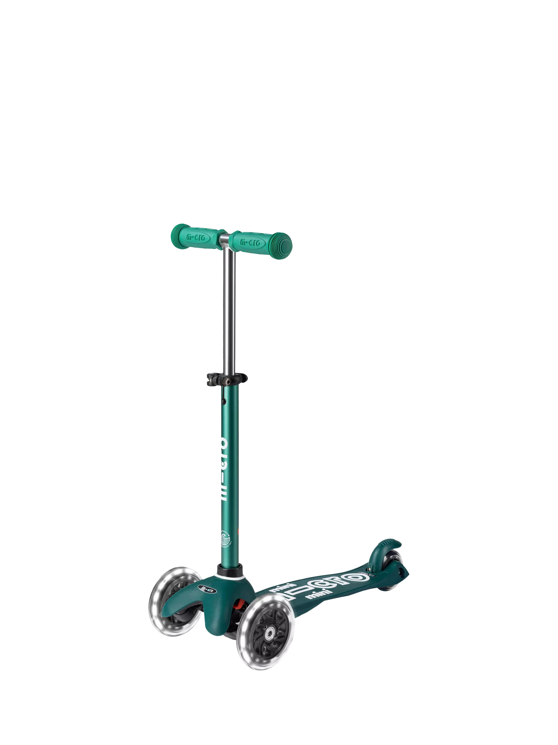 Micro Scooters Mini Eco Deluxe LED scooter green - British product