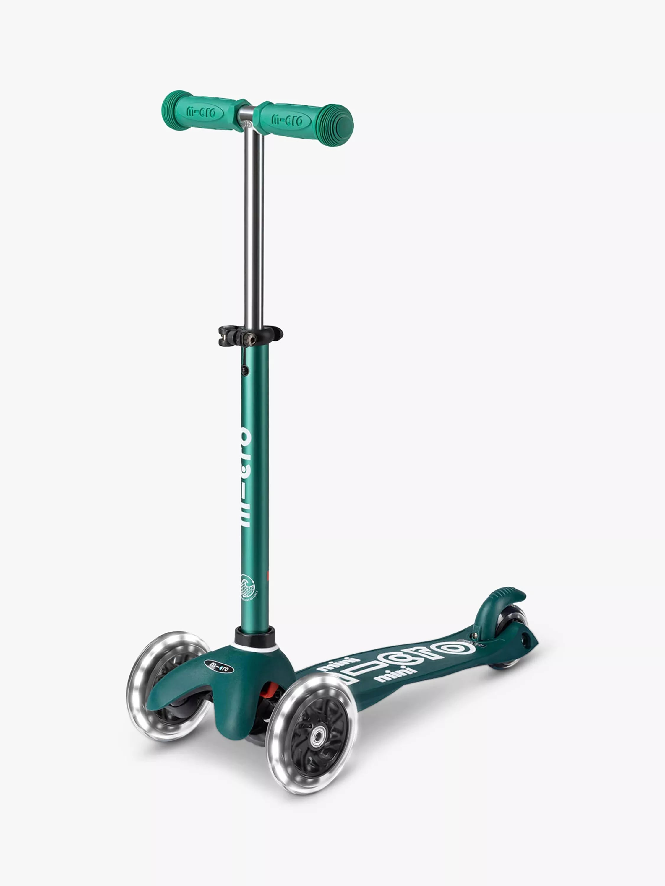 Micro Scooters Mini Eco Deluxe LED scooter green - British product