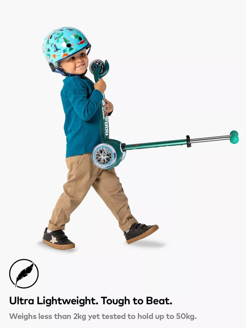 Micro Scooters Mini Eco Deluxe LED scooter green - British product
