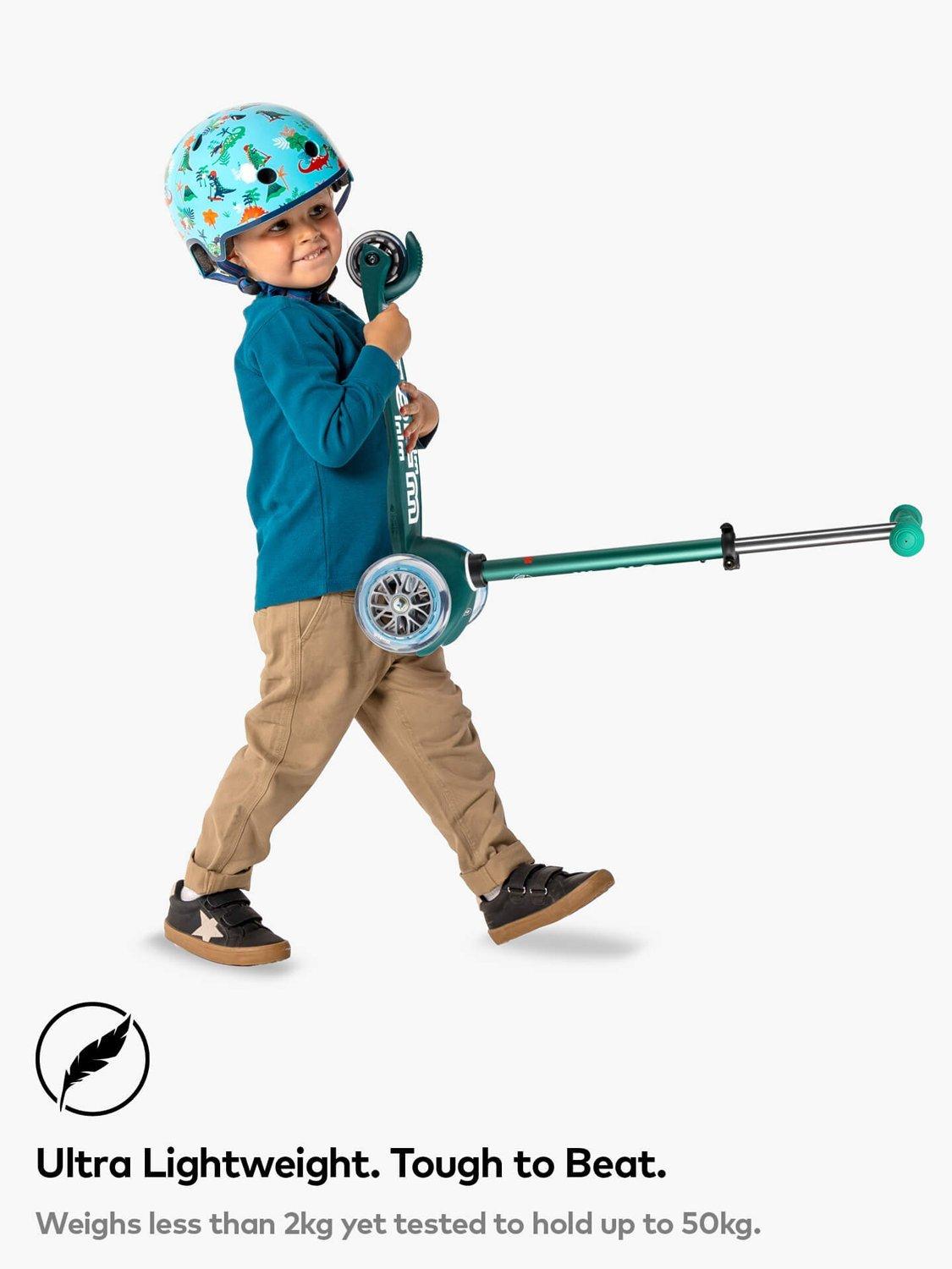 Micro Scooters Mini Eco Deluxe LED scooter green - British product