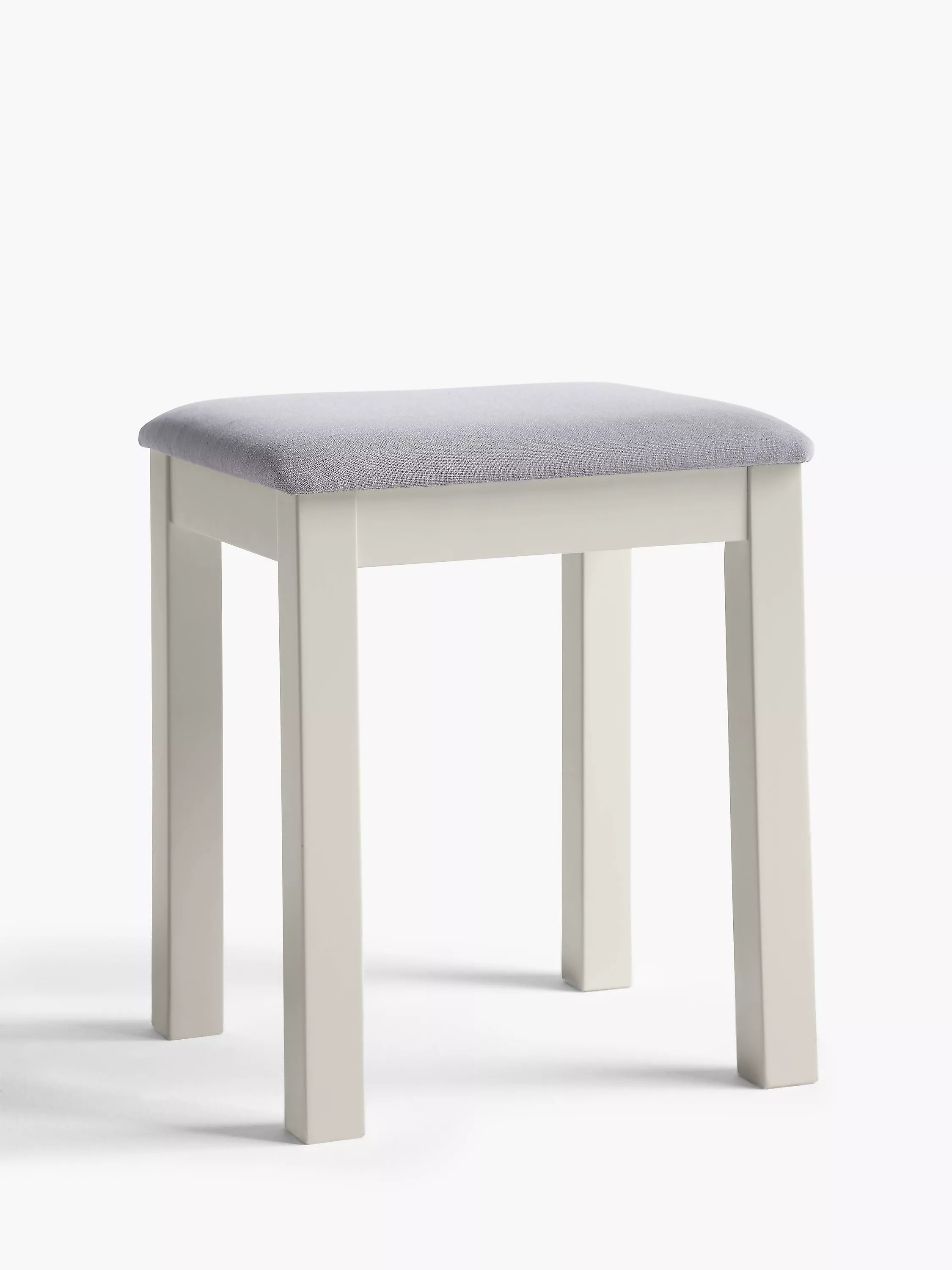 John Lewis Wilton Upholstered Stool H44 x W38 x D33cm