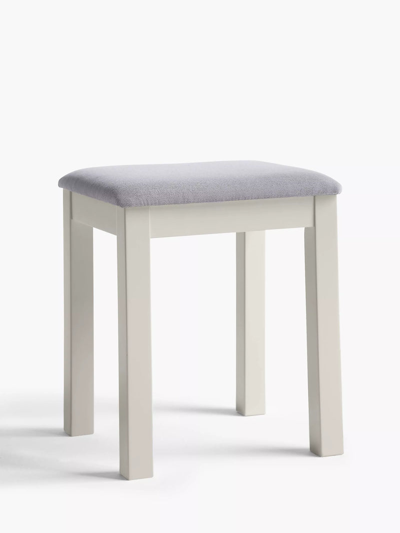 John Lewis Wilton Upholstered Stool H44 x W38 x D33cm
