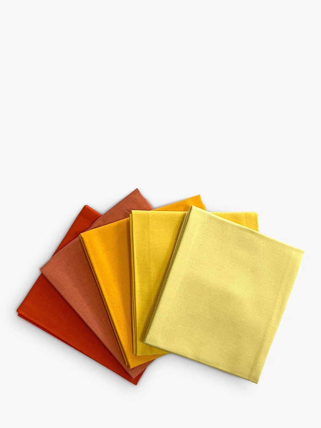 Oddies Textiles أقمشة مربعة مسطحة سادة، عبوة من 5 قطع