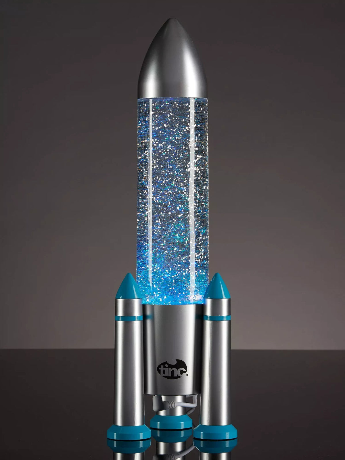 Tinc Rocket Glitter Lamp Multi (British brand)