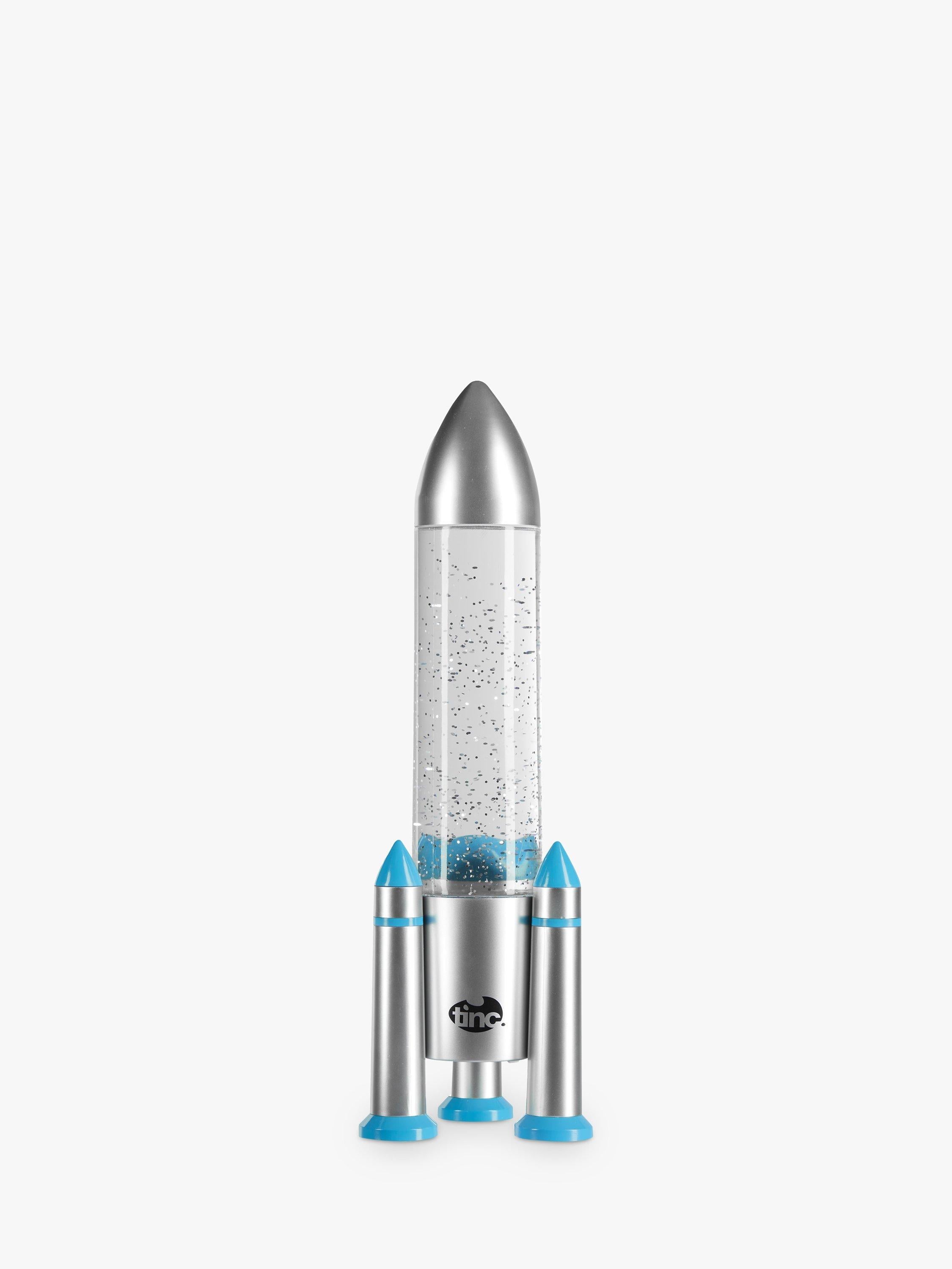 Tinc Rocket Glitter Lamp Multi (British brand)
