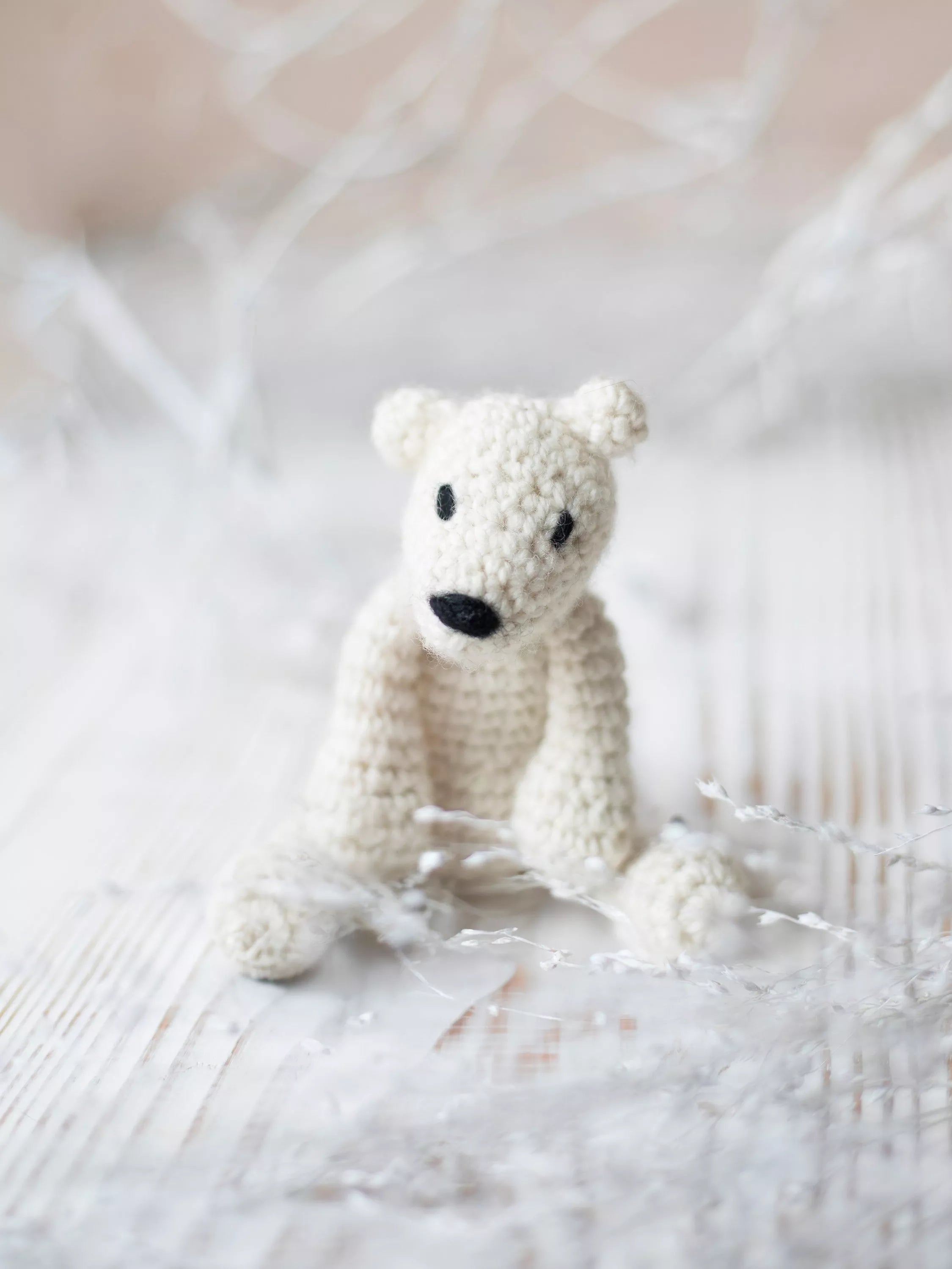 TOFT Mini Piotr Polar Bear crochet kit (British brand)