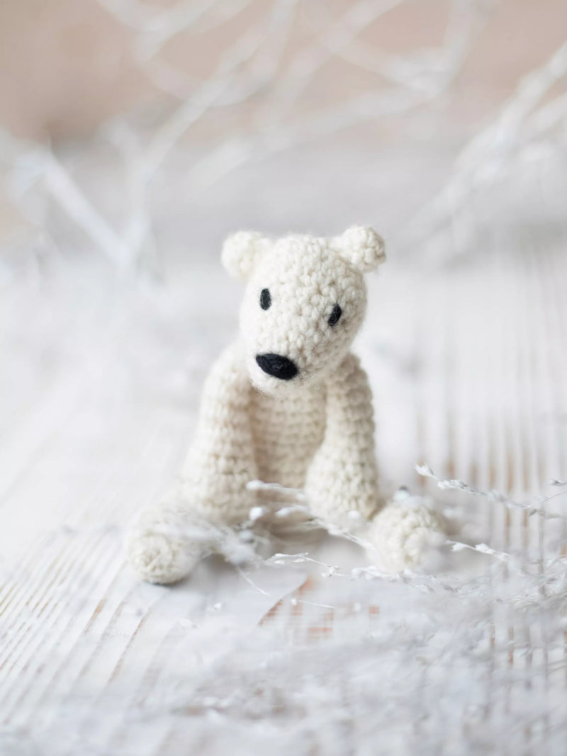 TOFT Mini Piotr Polar Bear crochet kit (British brand)