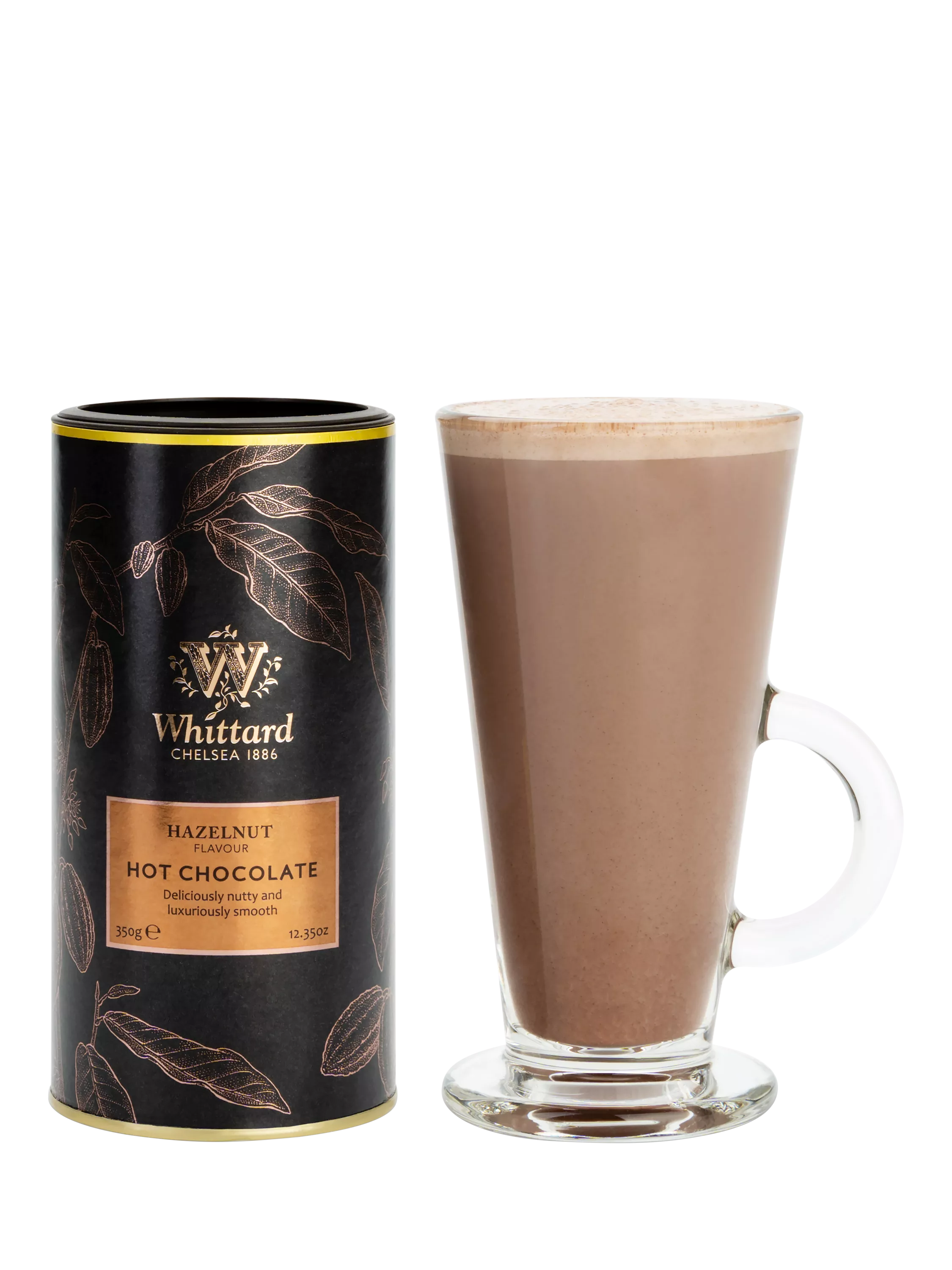 Whittard hazelnut hot chocolate 350g (British brand)
