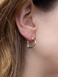 IBB 9ct gold heart hoop earrings, UK version