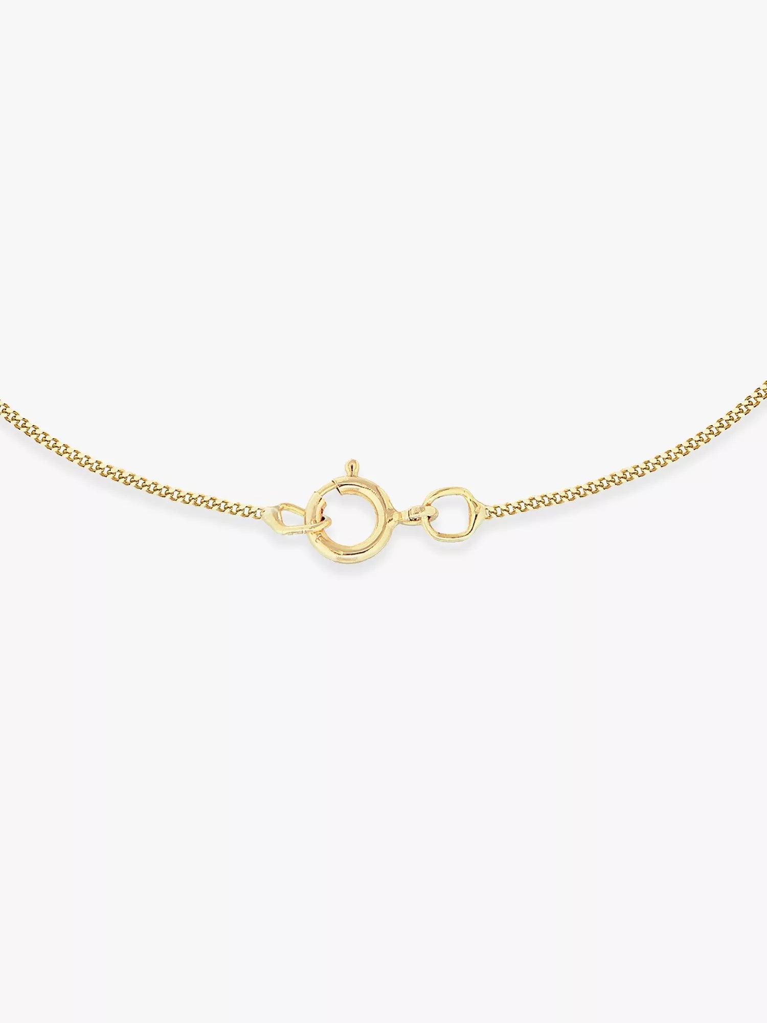 IBB 9ct gold freshwater pearl pendant necklace 46cm - British product