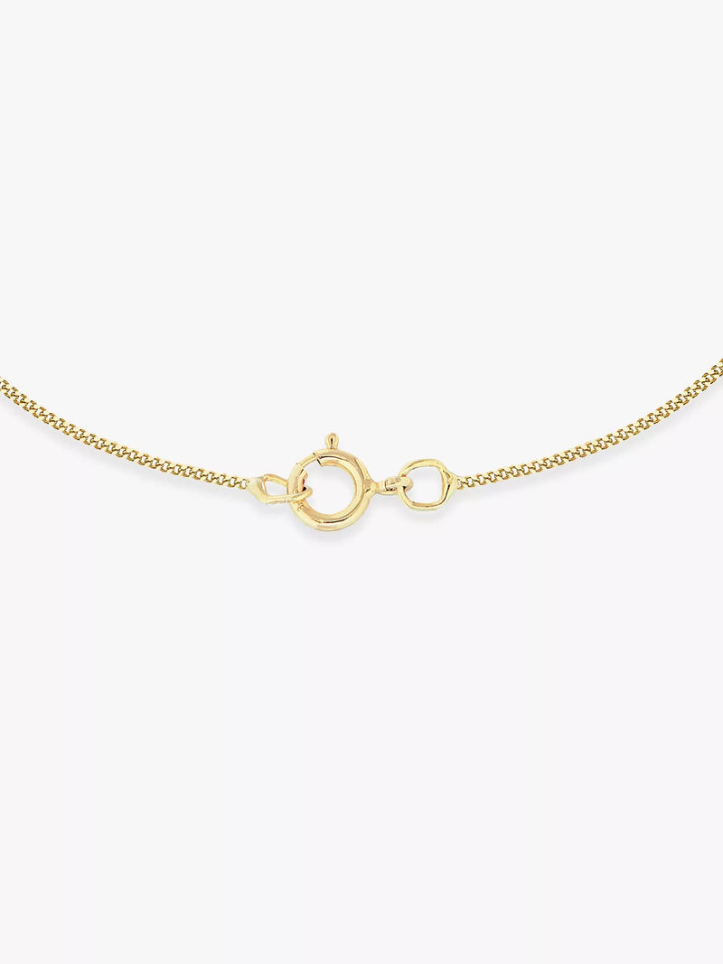 IBB 9ct gold freshwater pearl pendant necklace 46cm - British product