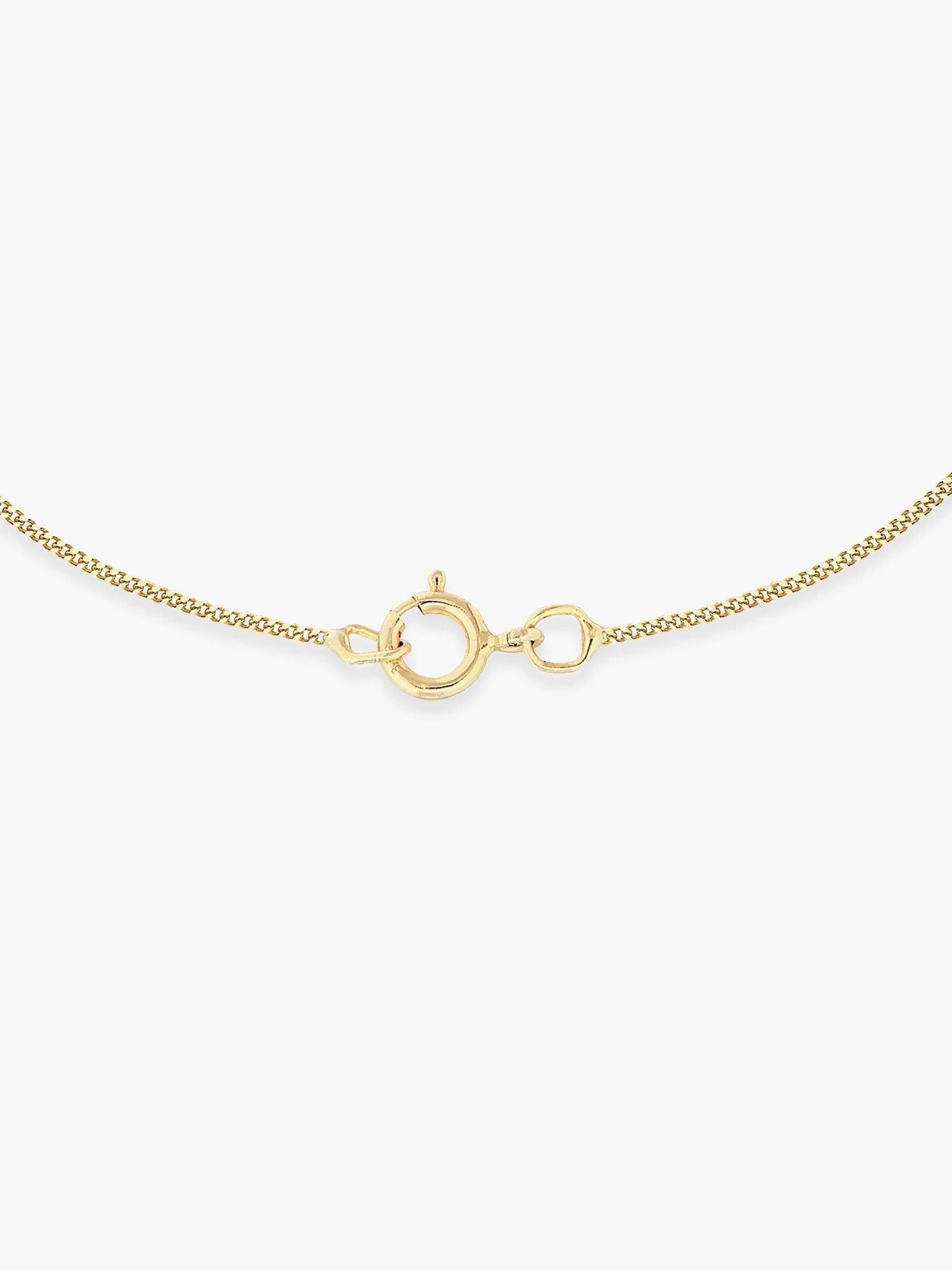 IBB 9ct gold freshwater pearl pendant necklace 46cm - British product