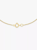 IBB 9ct gold freshwater pearl pendant necklace 46cm - British product