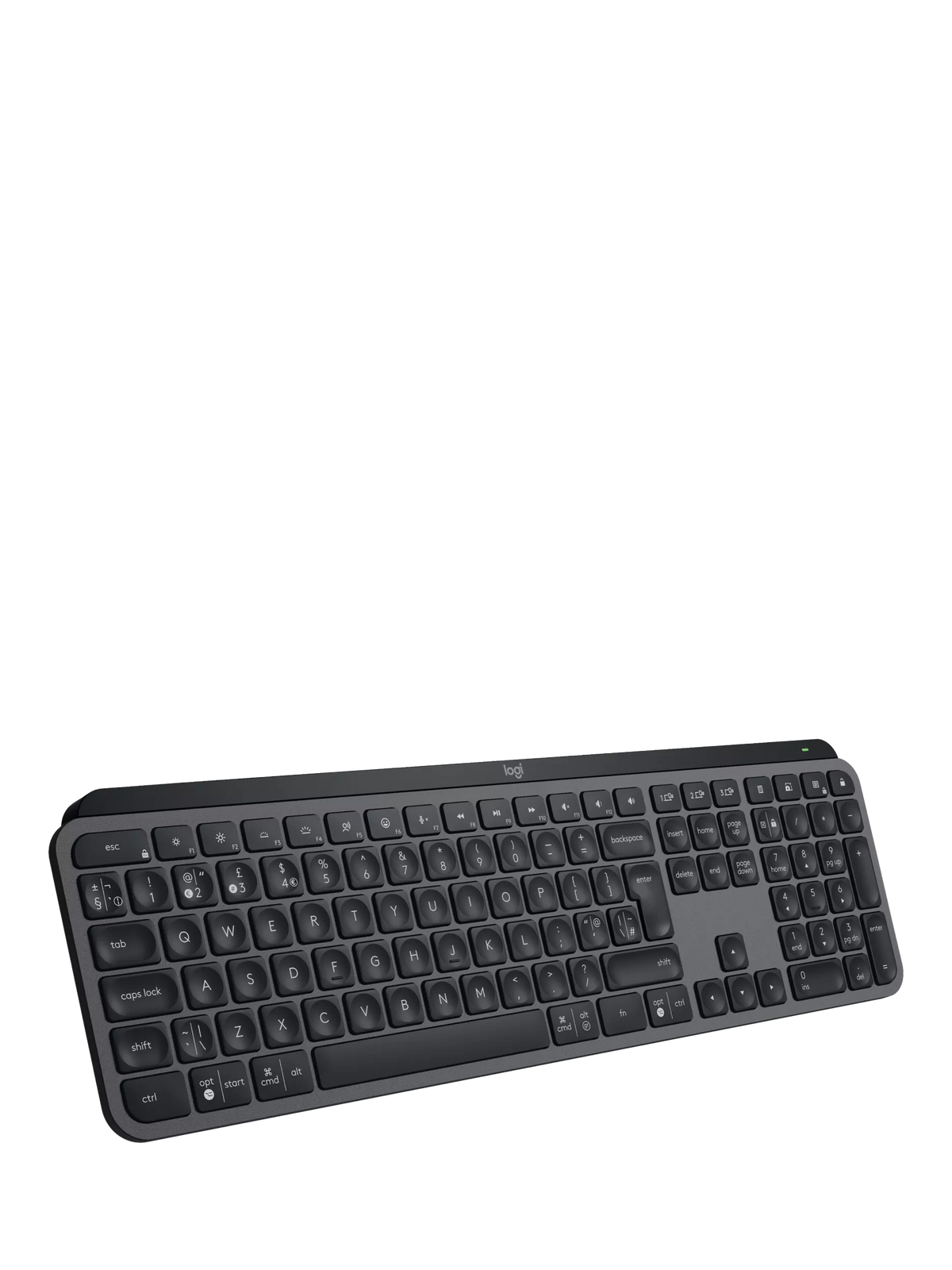 لوحة مفاتيح Logitech MX Keys S اللاسلكية جرافيت - منتج بريطاني
