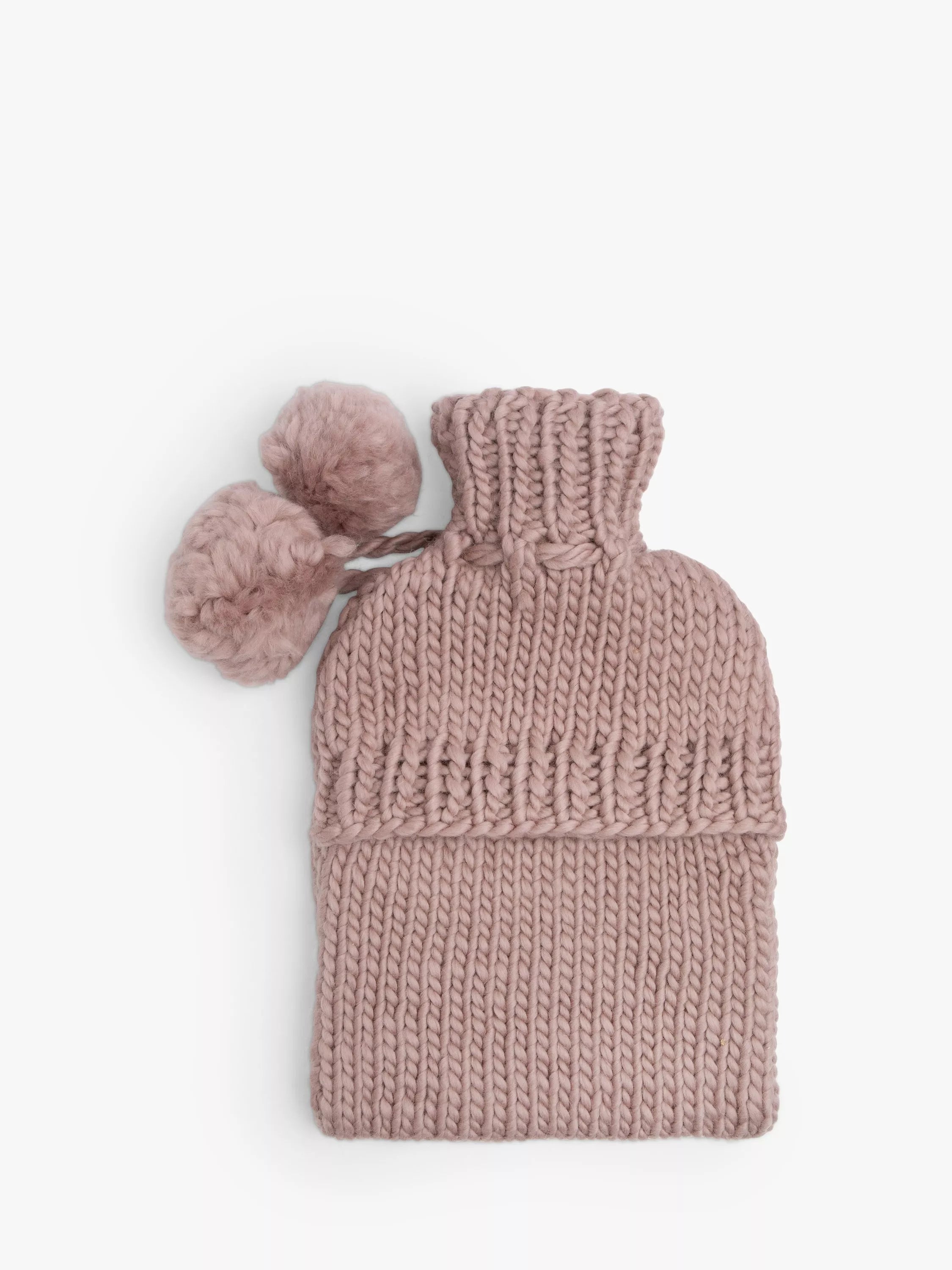 Wool Couture monogram hot water bottle cover knitting kit (British brand)