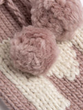 Wool Couture monogram hot water bottle cover knitting kit (British brand)