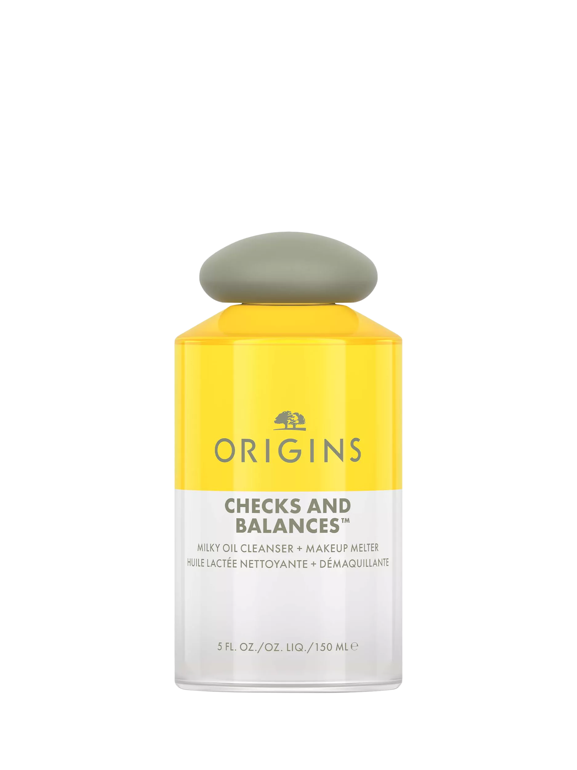 Origins Checks And Balances Milk to Oil Cleanser and Makeup Melter 150ml, imported from the UK