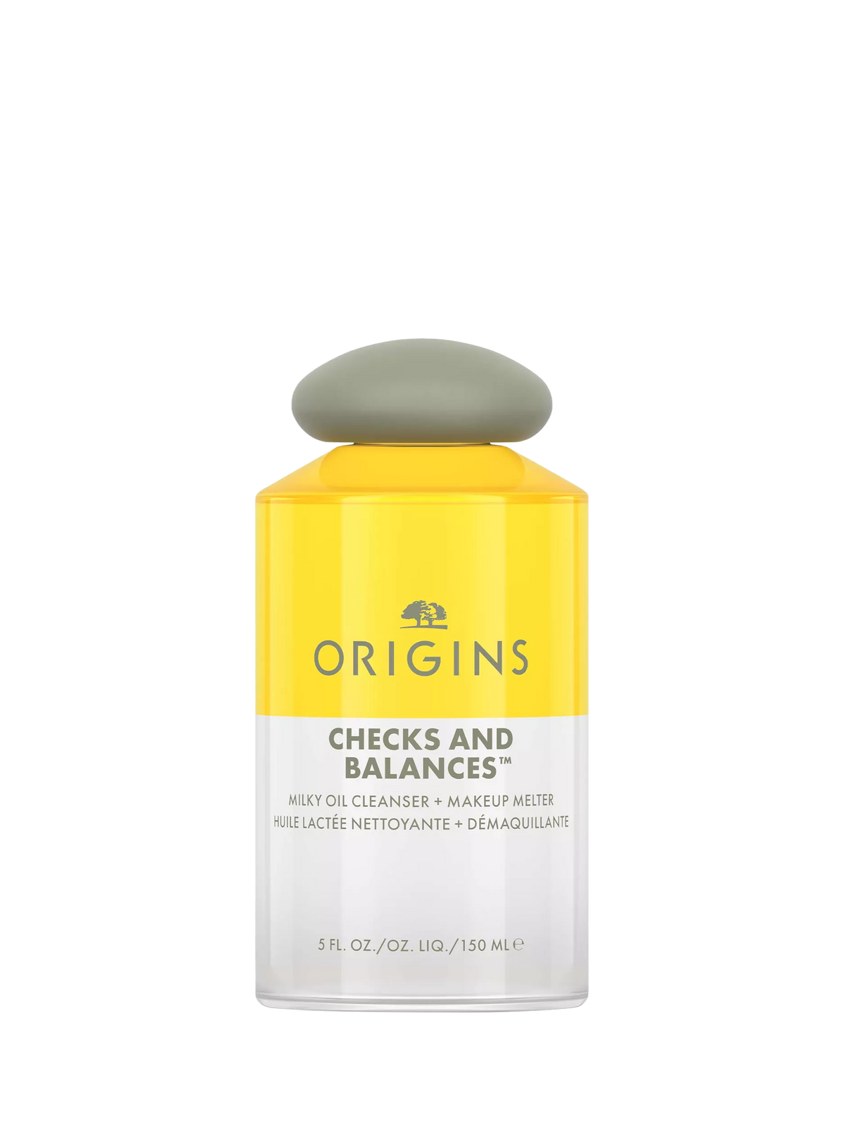 Origins Checks And Balances Milk to Oil Cleanser and Makeup Melter 150ml, imported from the UK