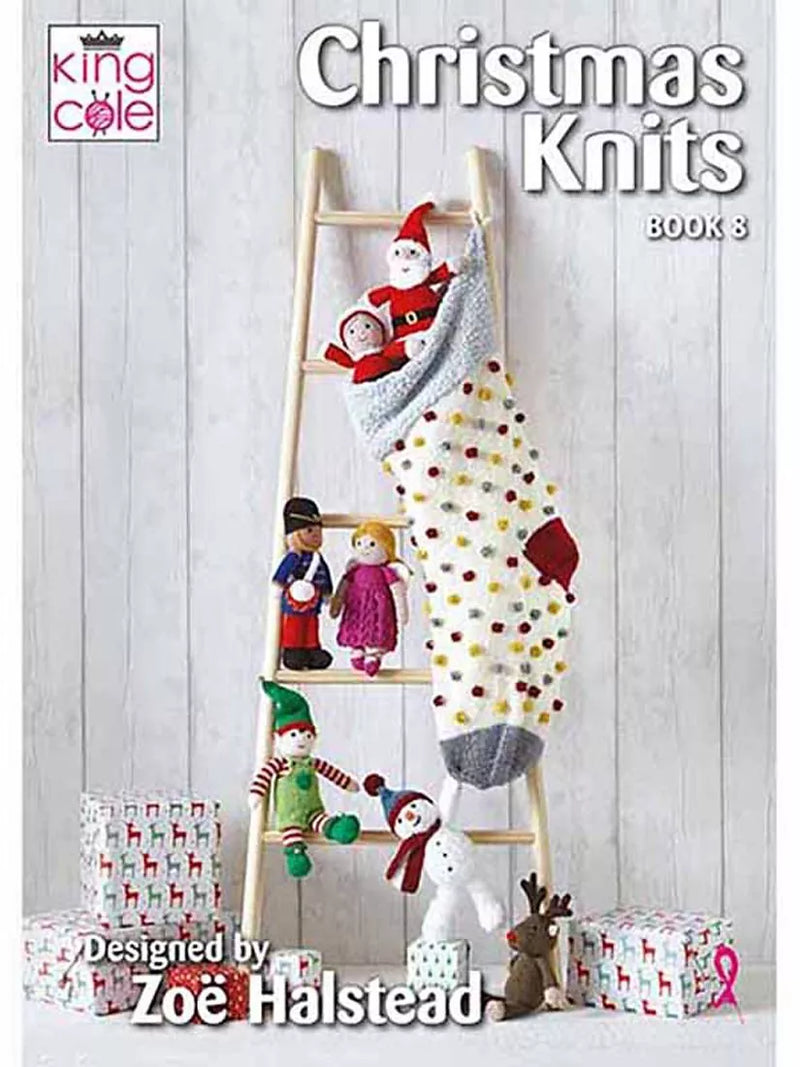 King Cole Christmas Knits pattern book 24 pages, imported from the UK