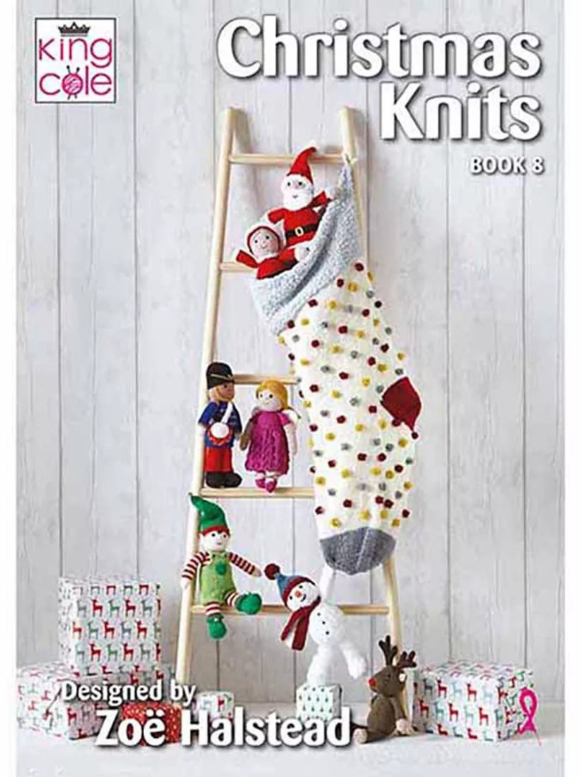 King Cole Christmas Knits pattern book 24 pages, imported from the UK