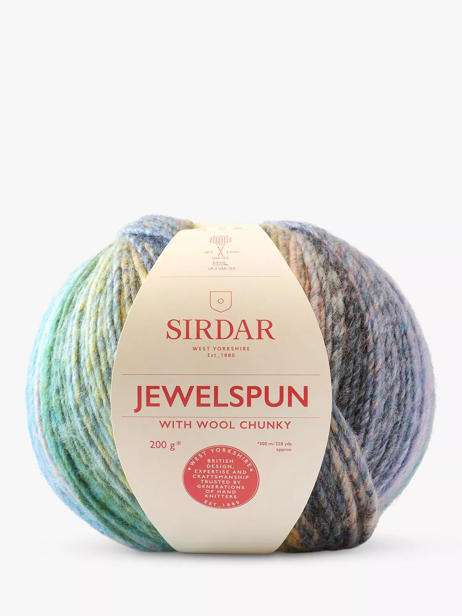 Pelote de laine à tricoter épaisse Sirdar Jewelspun 200g (marque britannique)