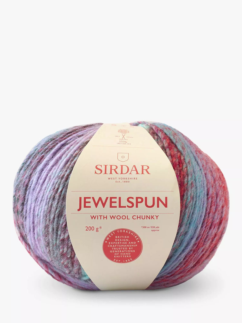 Laine à tricoter épaisse Sirdar Jewelspun 200g
